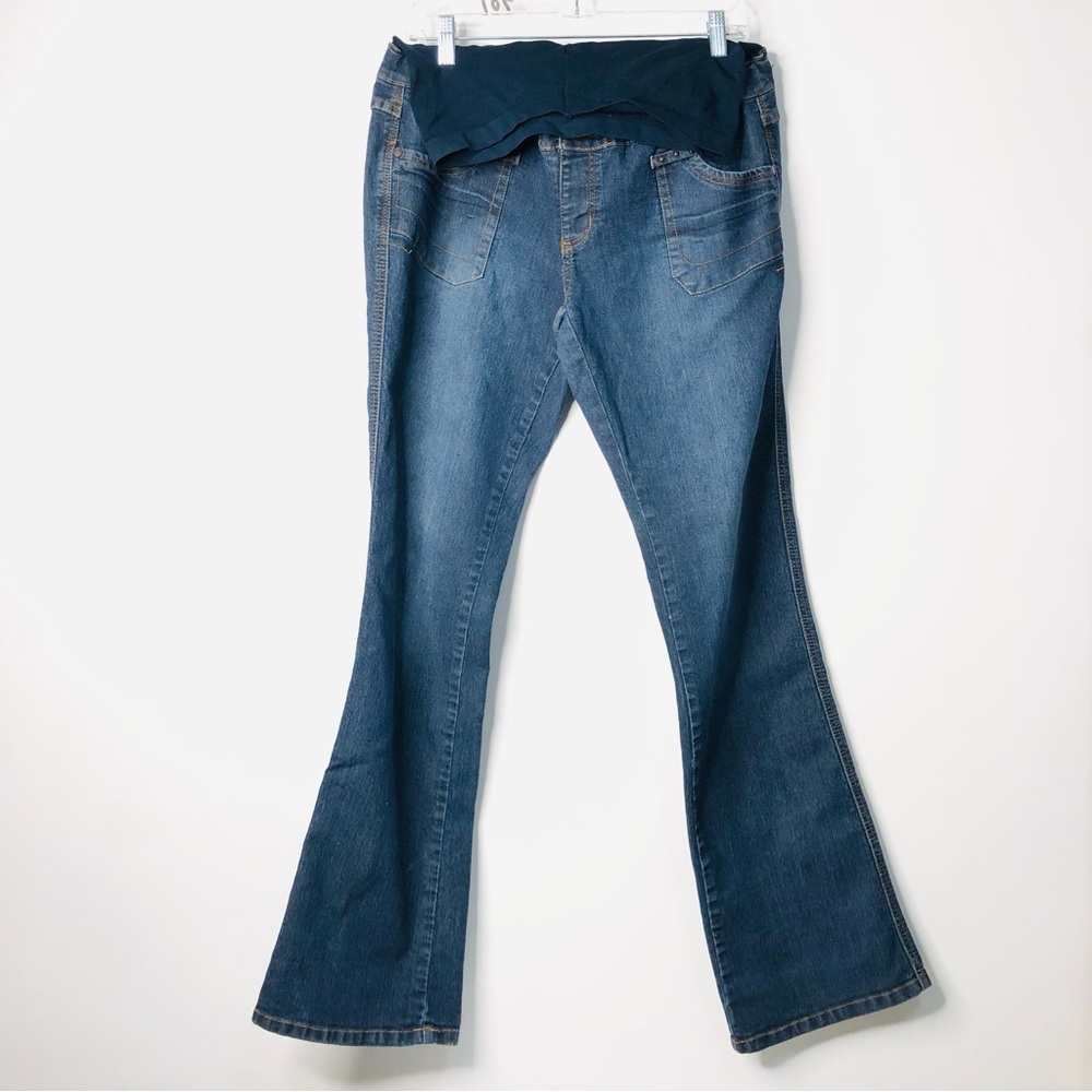 Denim Diva Maternity 8” Panel Maternity Jeans-XL. G7